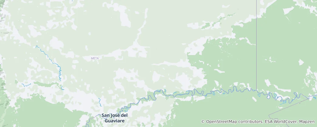Mapa San José del Guaviare