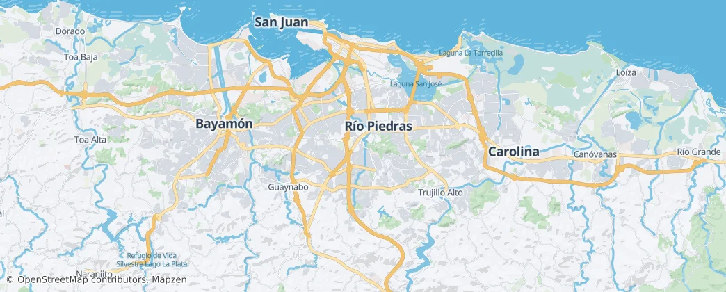 San Juan — Mapa