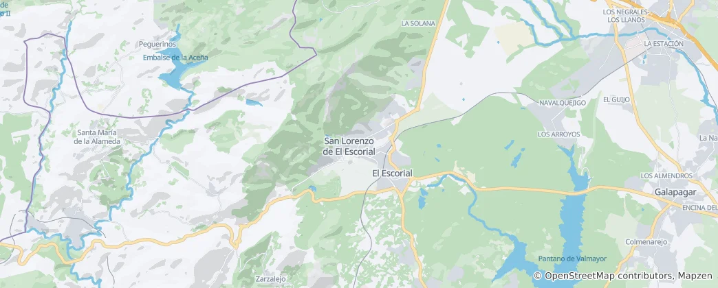 Mapa San Lorenzo de El Escorial