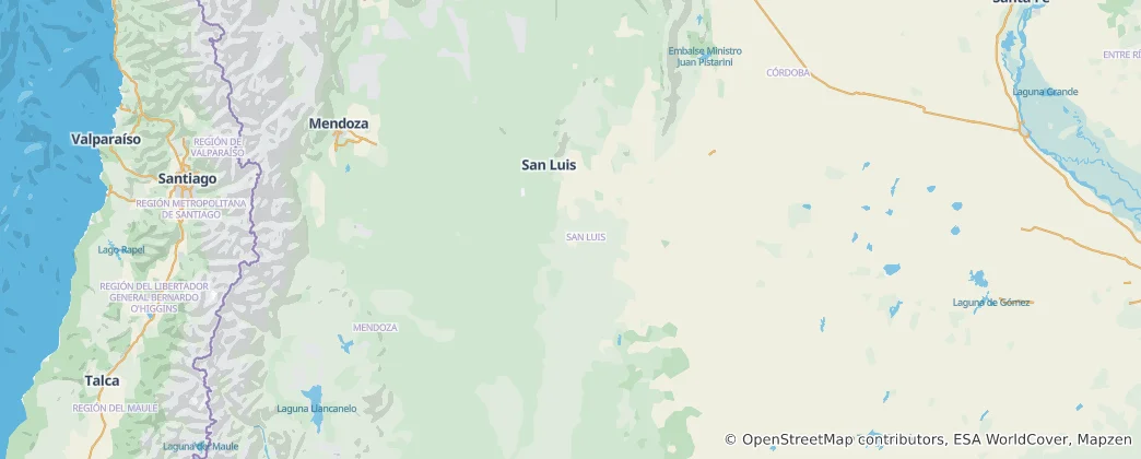 Mappa di San Luis