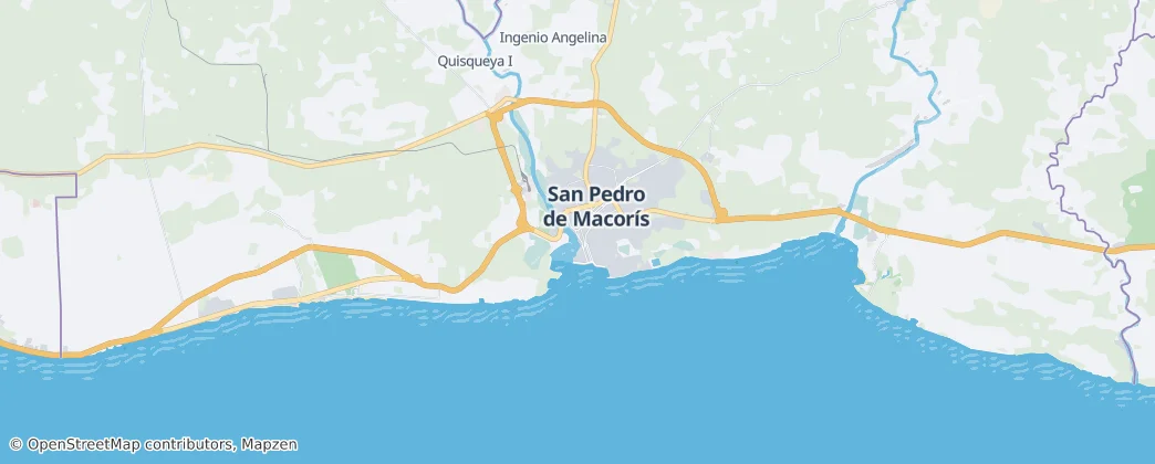San Pedro de Macorís – Mapa