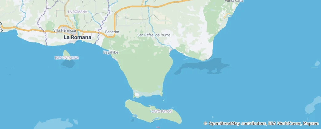 Map of San Rafael del Yuma