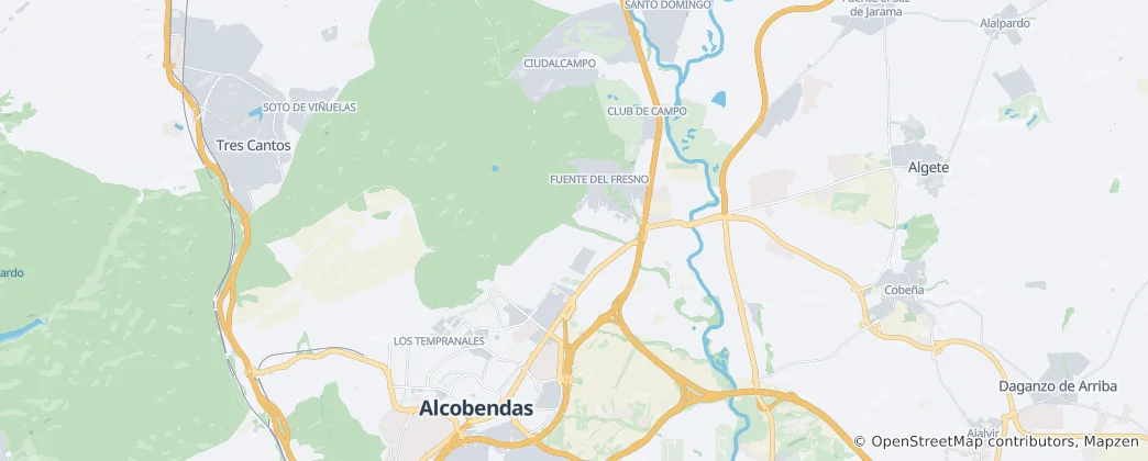 Mapa San Sebastián de los Reyes