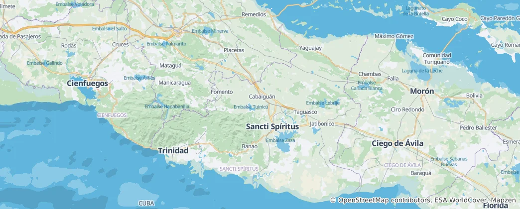 Mapa Sancti Spíritus