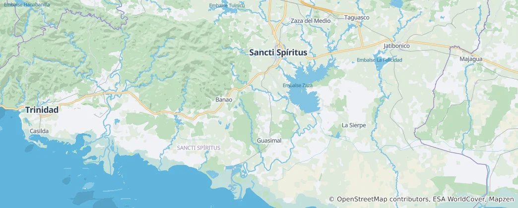 Mapa Sancti Spíritus