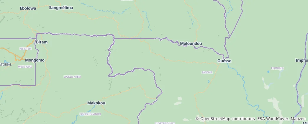 Map of Sangha Department