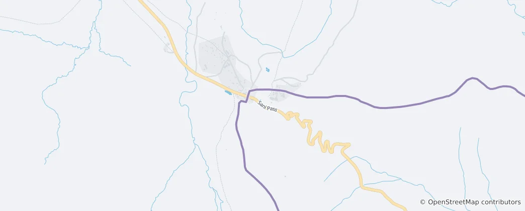 Sani Pass 地图