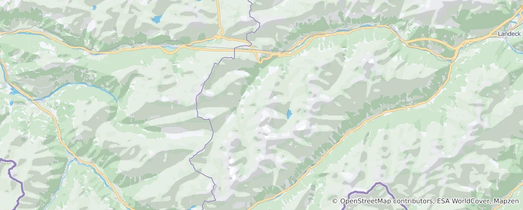 Mapa de Sankt Anton am Arlberg