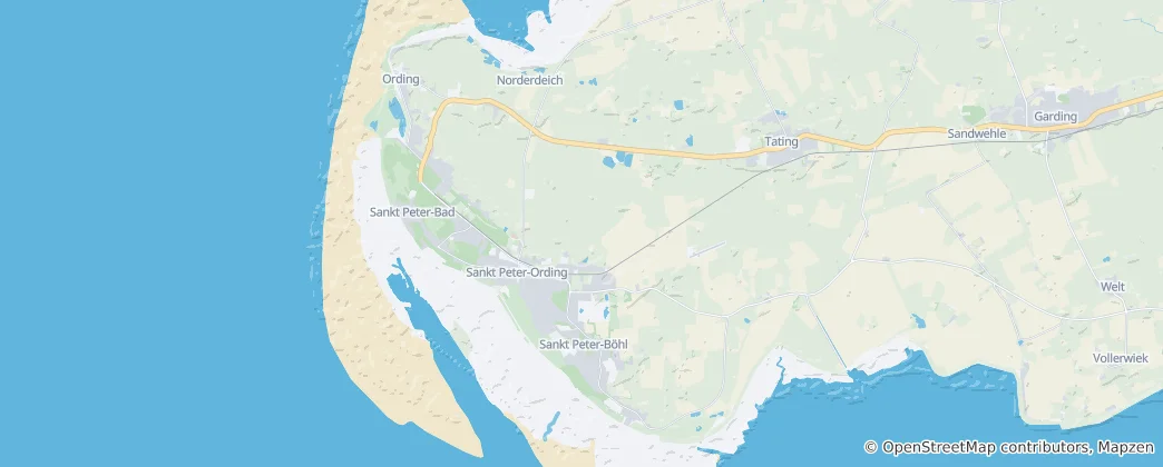 Map of Sankt Peter-Ording