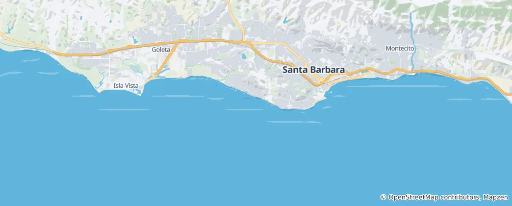 Mapa Santa Barbara