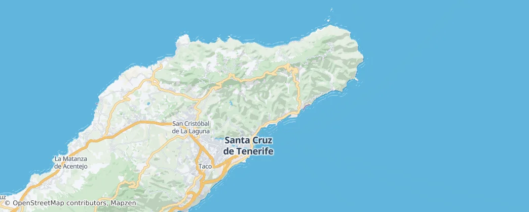 Santa Cruz de Tenerife — Karte