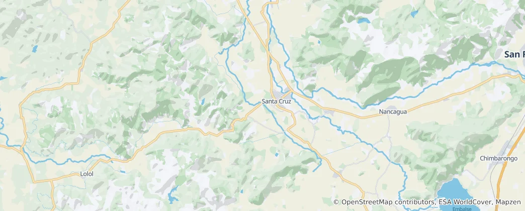 Mapa De Santa Cruz
