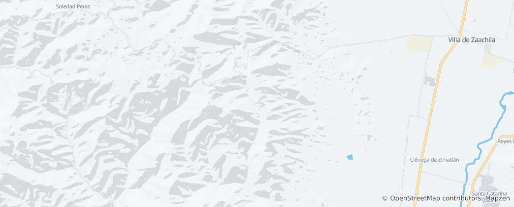 Mappa di Santa Inés del Monte