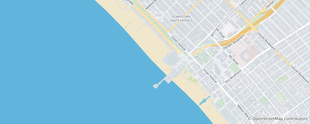 Mapa Santa Monica