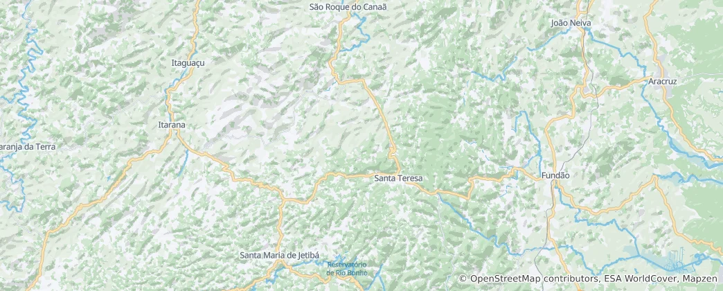 Mapa Santa Teresa