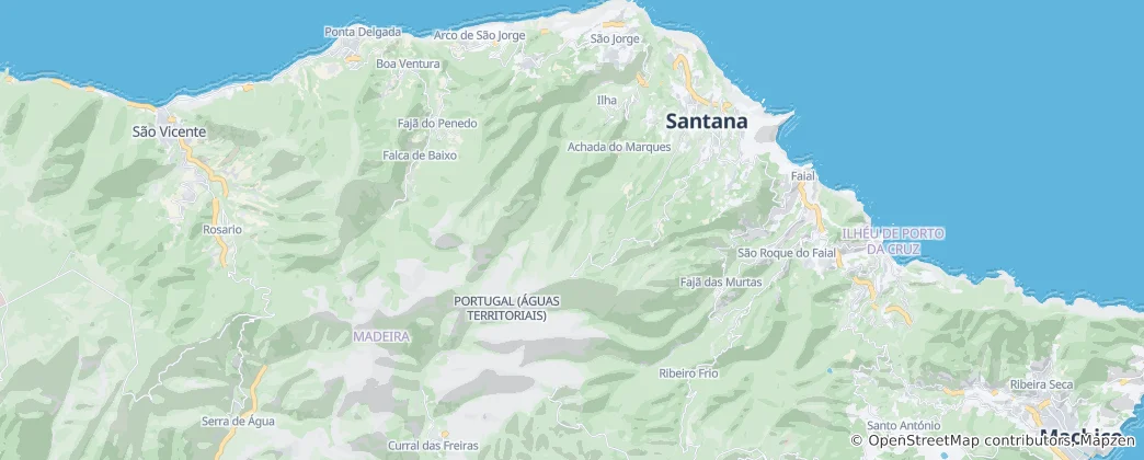 Map of Santana
