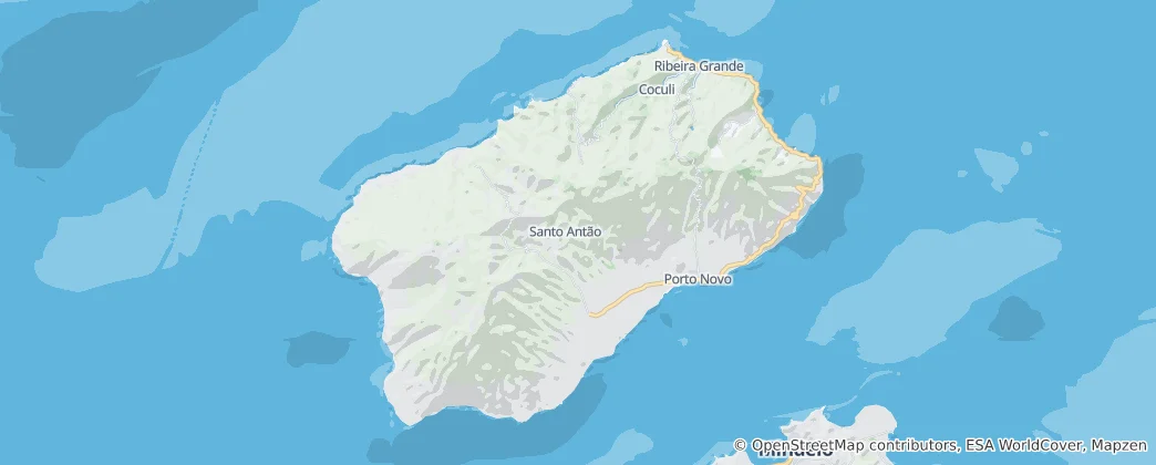 Mapa Santo Antão