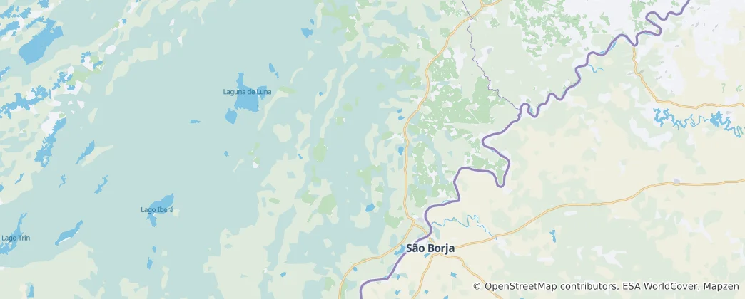 Mappa di Dipartimento di Santo Tomé