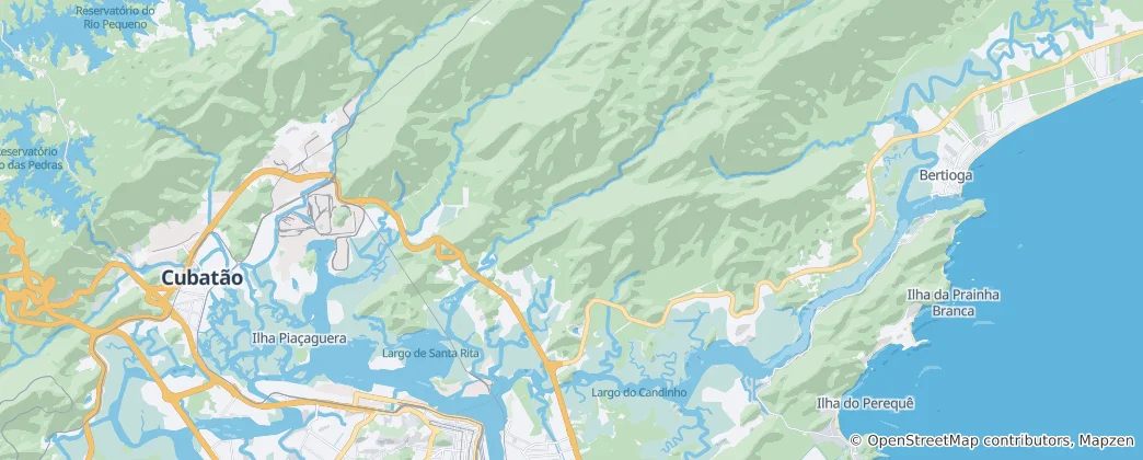Map of Santos