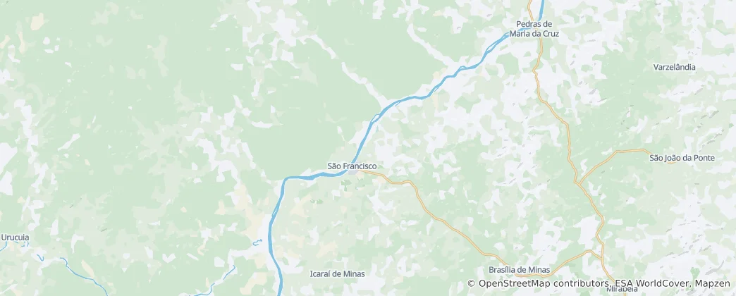 Mapa São Francisco
