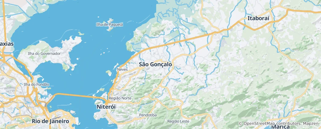 Mapa Sao Goncalo