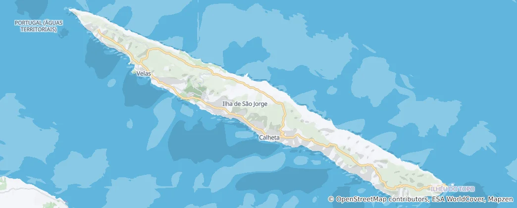 Mappa di São Jorge
