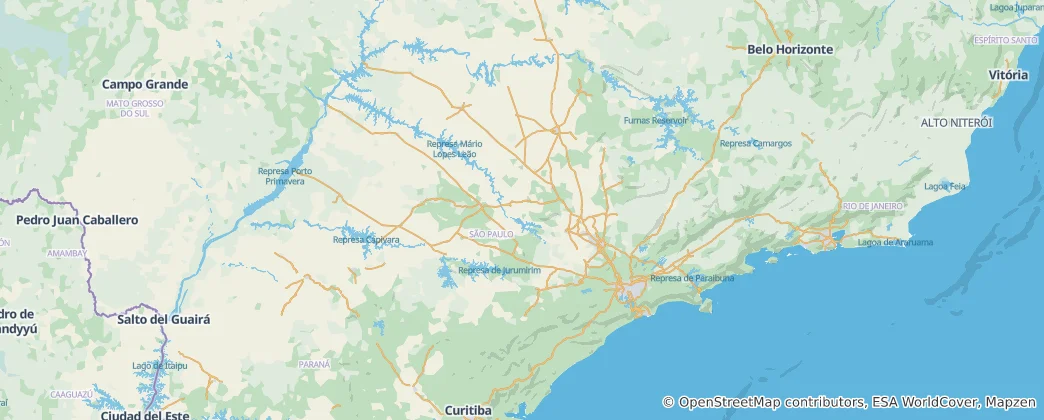 Térkép: São Paulo