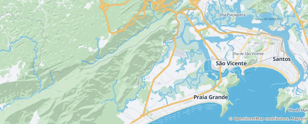 Mapa São Vicente