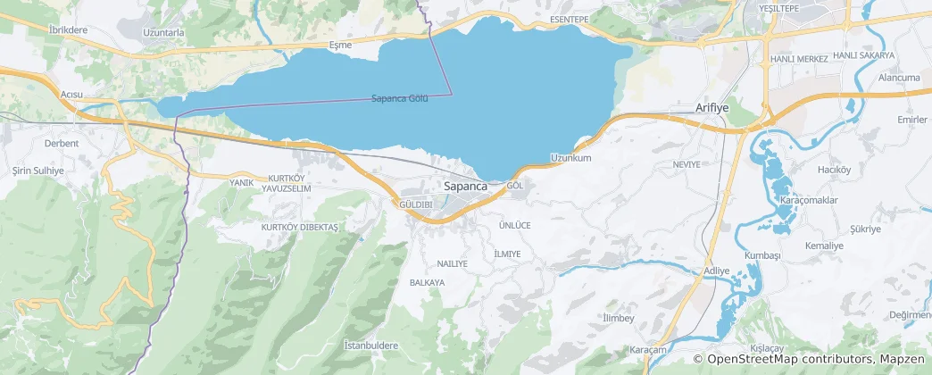 Mapa De Sapanca
