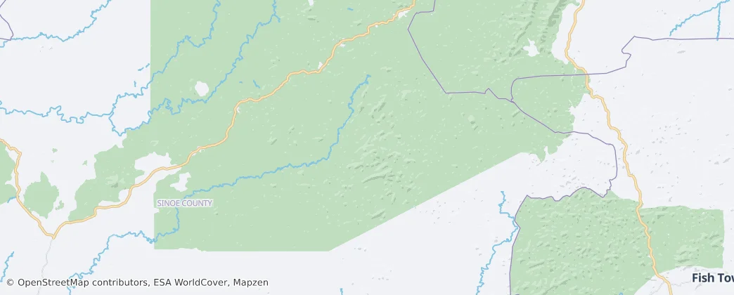 Sapo National Park — Map