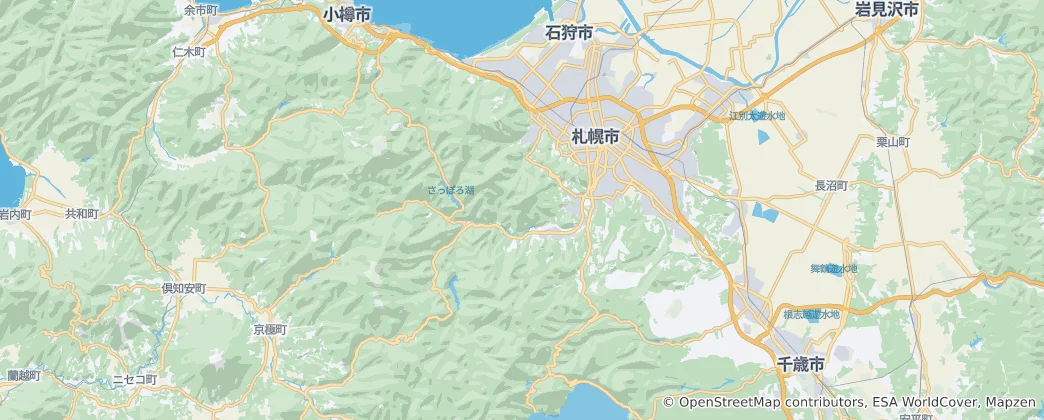 Map of Sapporo