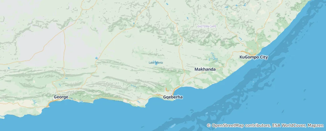 Mapa Sarah Baartman District Municipality