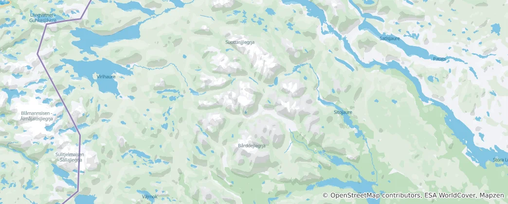 Karte von Sarek