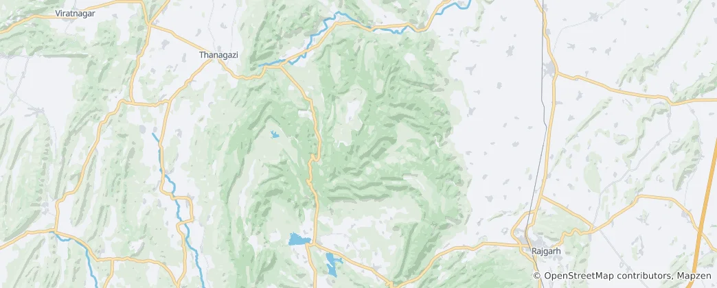 Mapa Sariska National Park