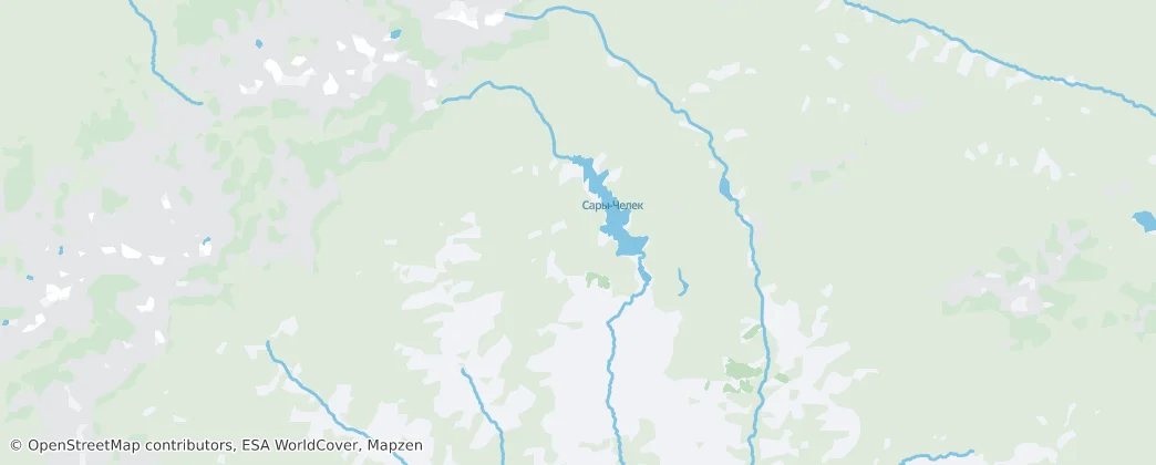 Sary-Chelek Nature Reserve — Map