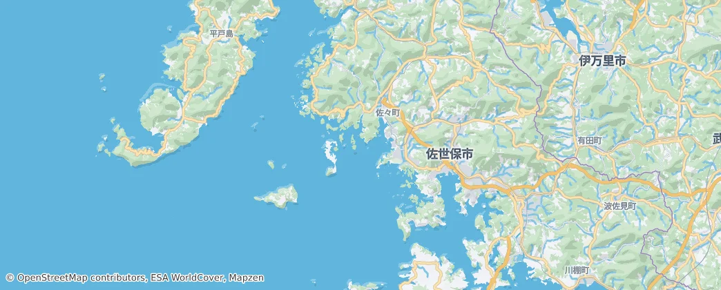 Sasebo — Harita