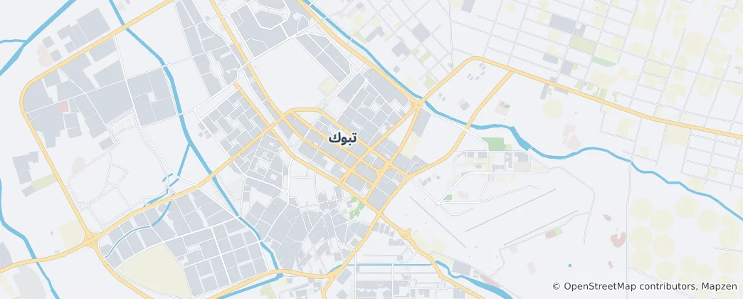 Mapa Tabúk