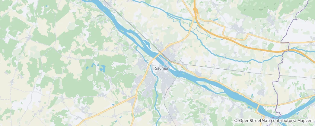 Carte de Saumur