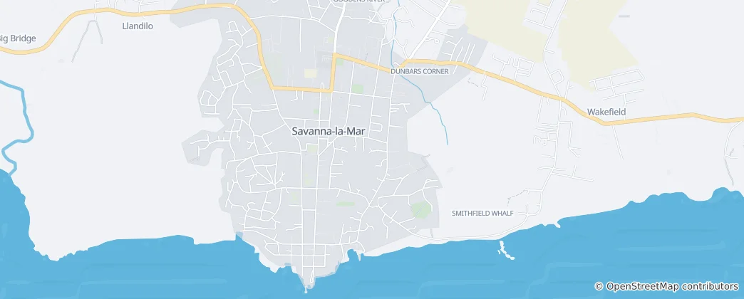 Mapa Savannah-la-mar Business Dist.