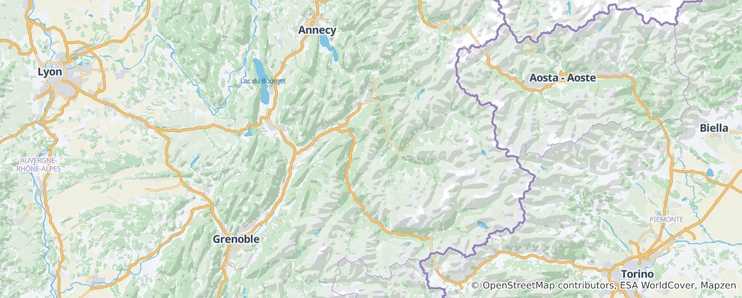 Map of Savoie
