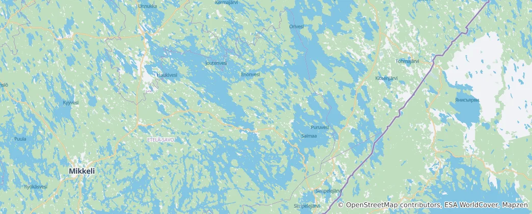 Map of Savonlinna