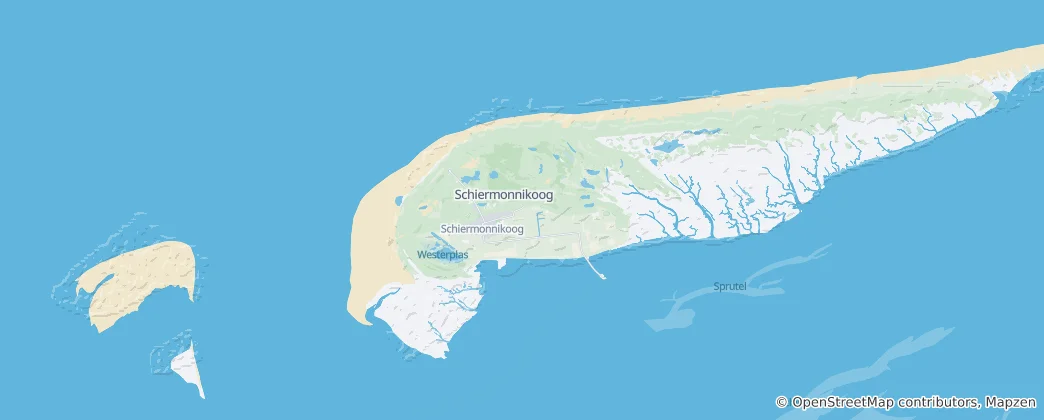 Schiermonnikoog 地图