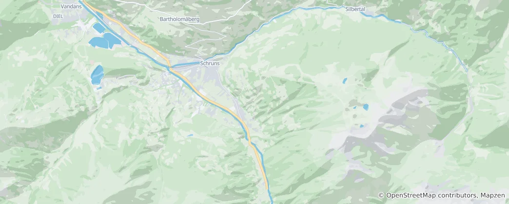 Mapa Schruns