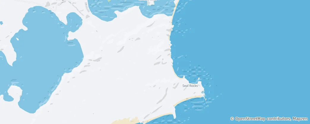 Mapa Seal Rocks