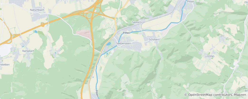 Mapa Seebenstein