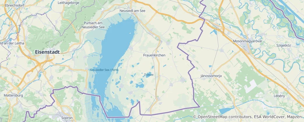 Mappa di Seewinkel