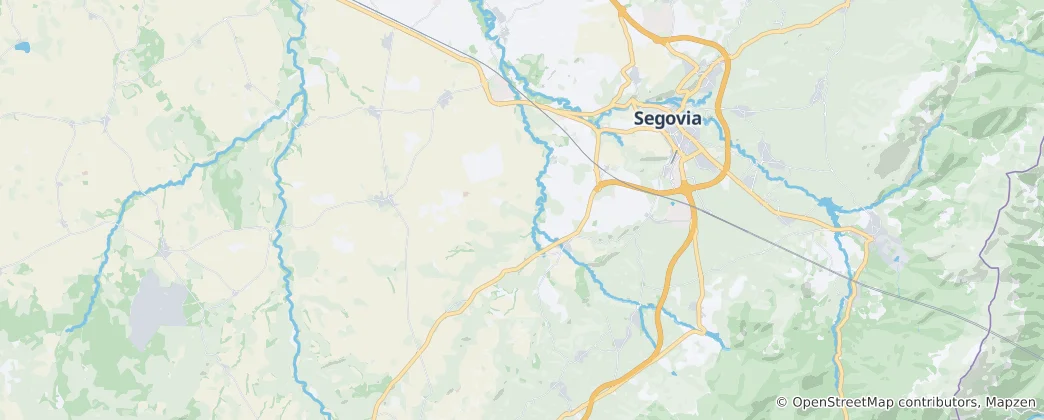 Karte von Segovia