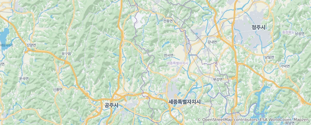 Mapa Sedžong