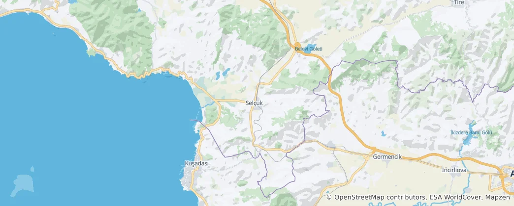 Map of Selçuk