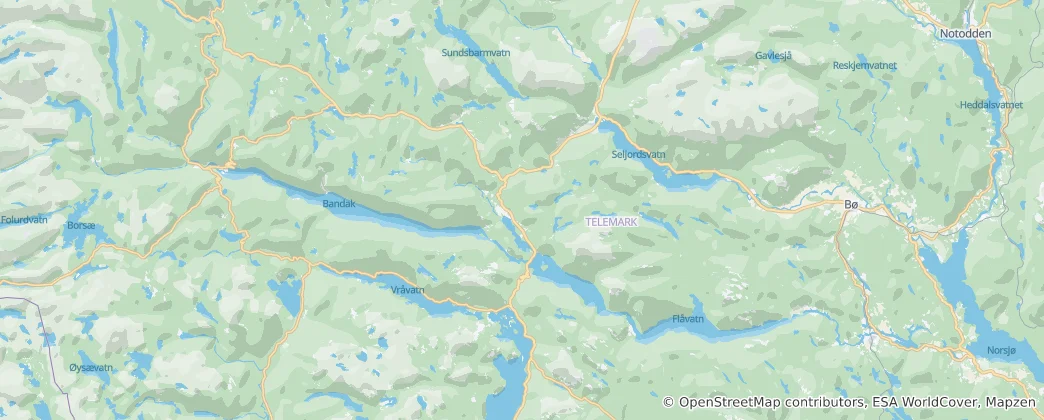 Carte de Seljord